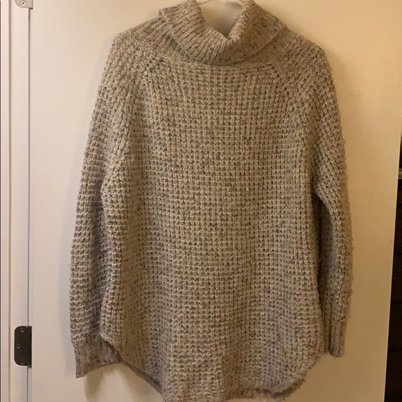 Free People Dylan Tweedy Turtleneck Sweater - Picture 5 of 5